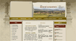 Desktop Screenshot of dolni-lukavice.cz